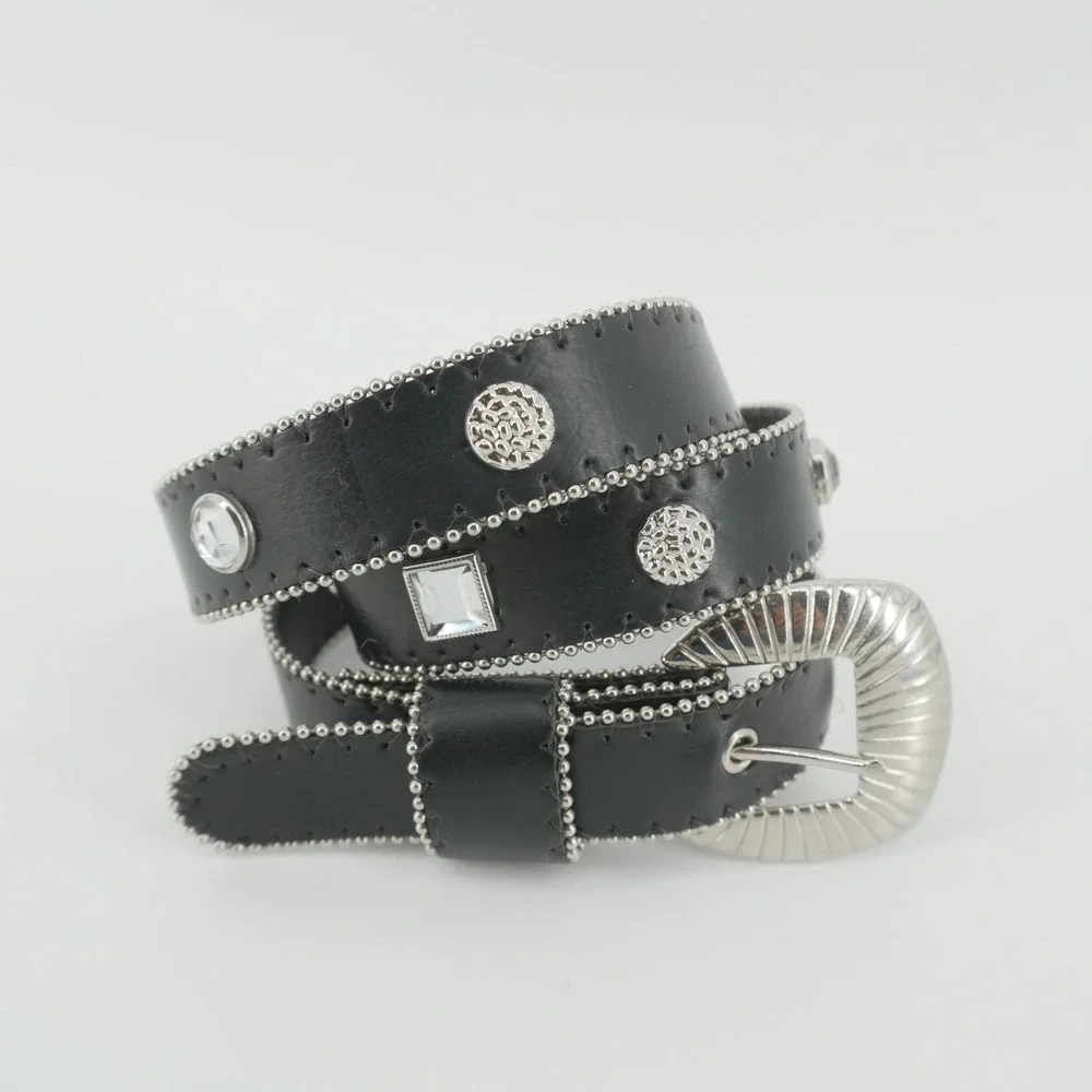 Western Studded Belt Womens 30